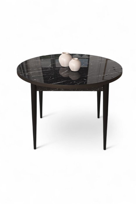 Hanah Home Mesa de Comedor Tor Black Marble Hanah Home Mesa de Comedor Tor Black Marble
